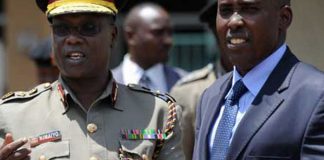 David Kimaiyo and Mr Joseph ole Lenku