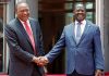 Raila Odinga and Kenyatta