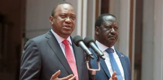 Uhuru Kenyatta and Raila Odinga