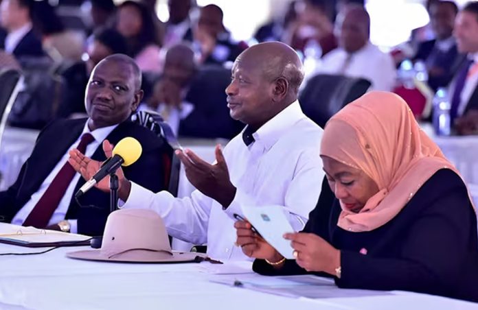 Presidents: Ruto. Museveni and Suluhu